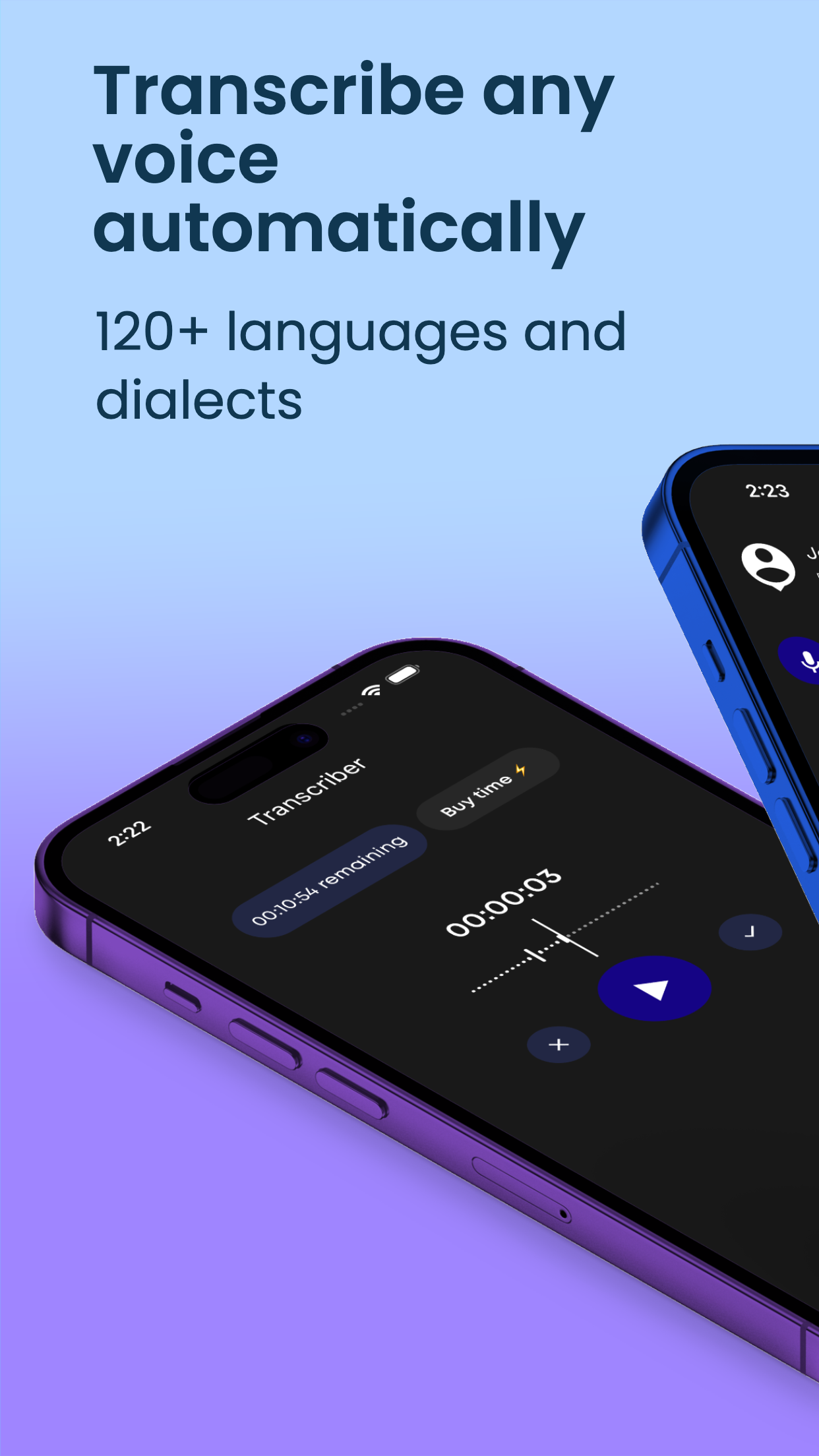 Voice Transcriber - Speech to text media 1
