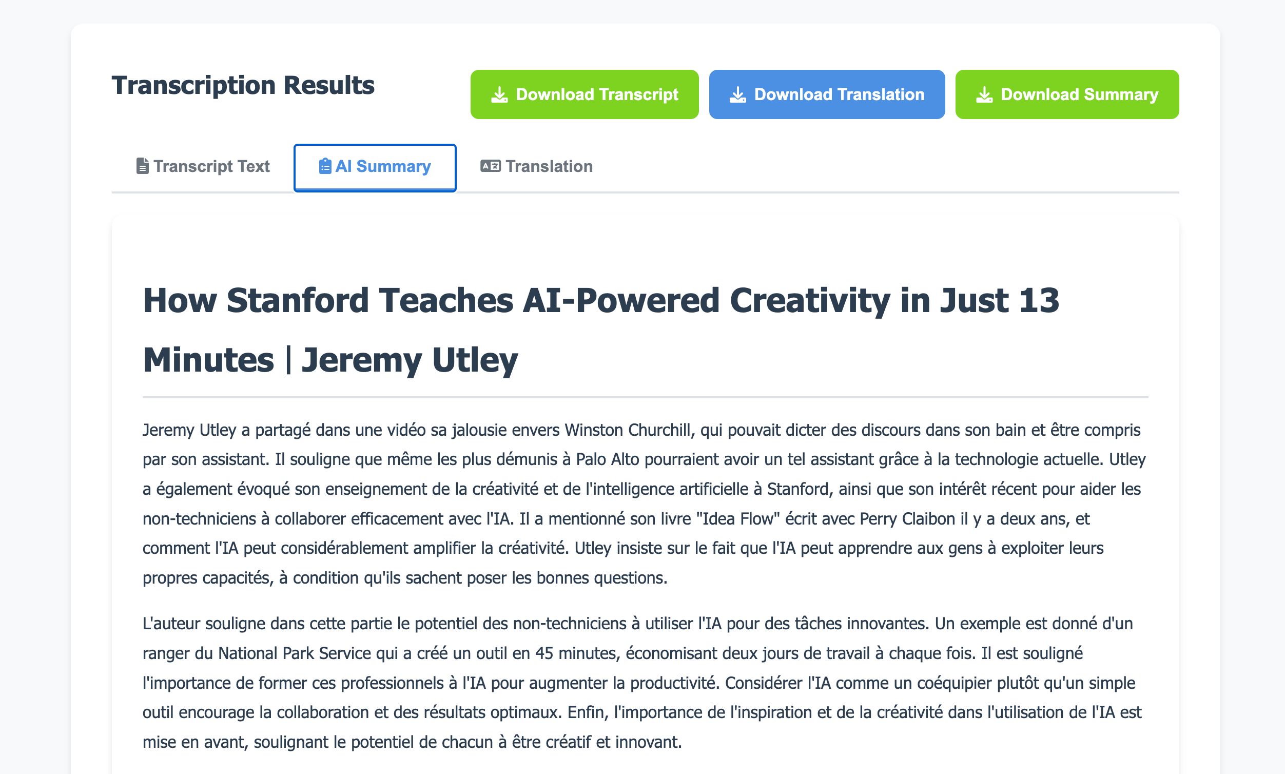 وسائط AI Video Setscriber (Open Source) - أداة AI Open -Proce For Multi -Platform Transcription 4