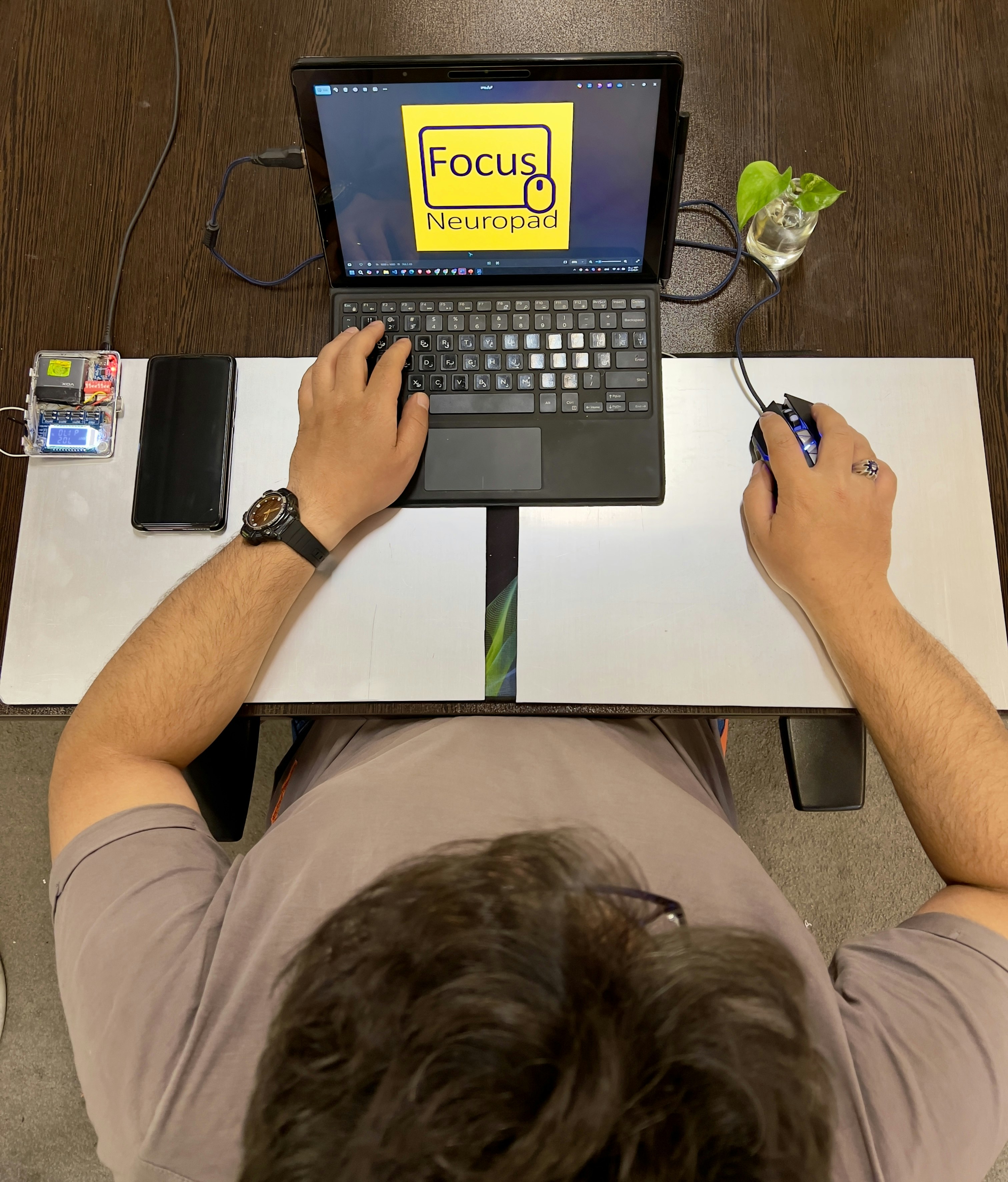 Neuropad el enfoque cognitivo de Mousepad 4 - Neurotech Mousepad para enfoque profundo: sin píldoras, sin auriculares media 7