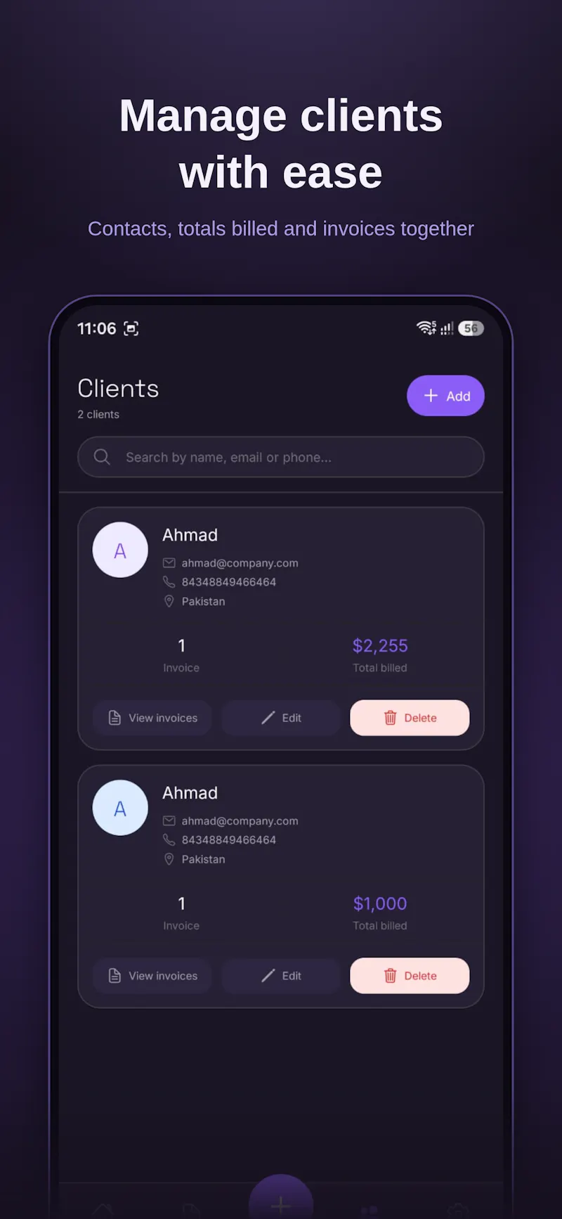 Professional Invoices in Under 60 Sec screenshot 5
