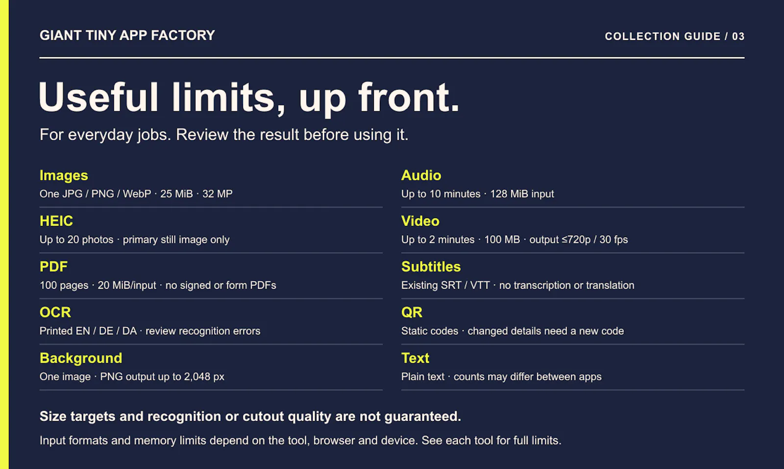 Giant Tiny App Factory screenshot 1
