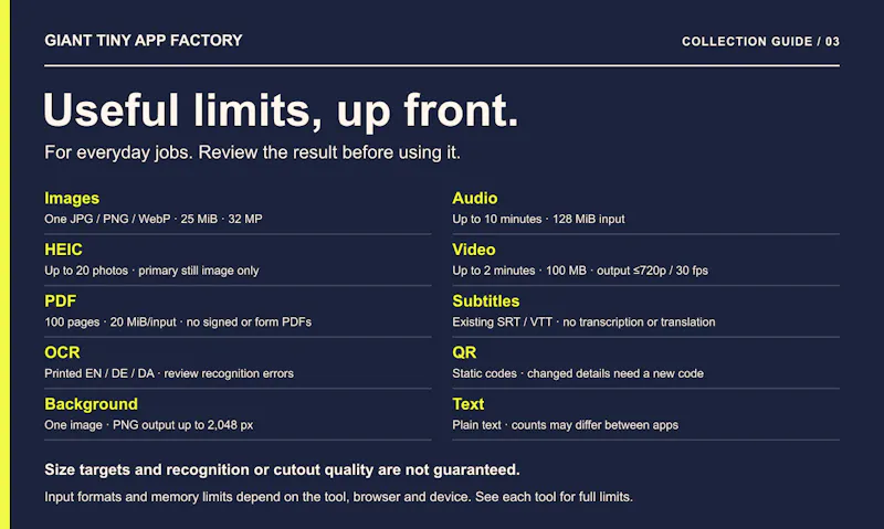 Giant Tiny App Factory screenshot 1
