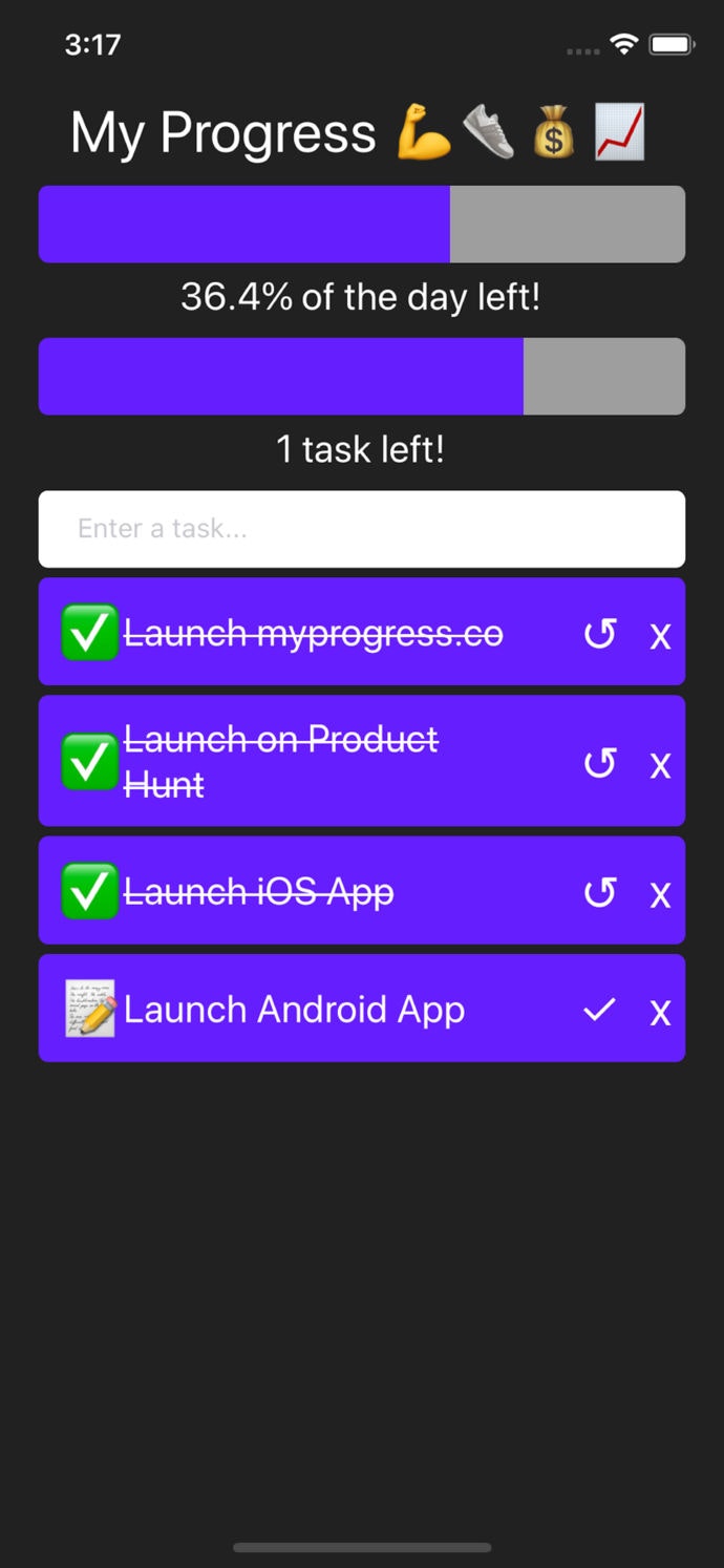 My Progress Mobile gallery image