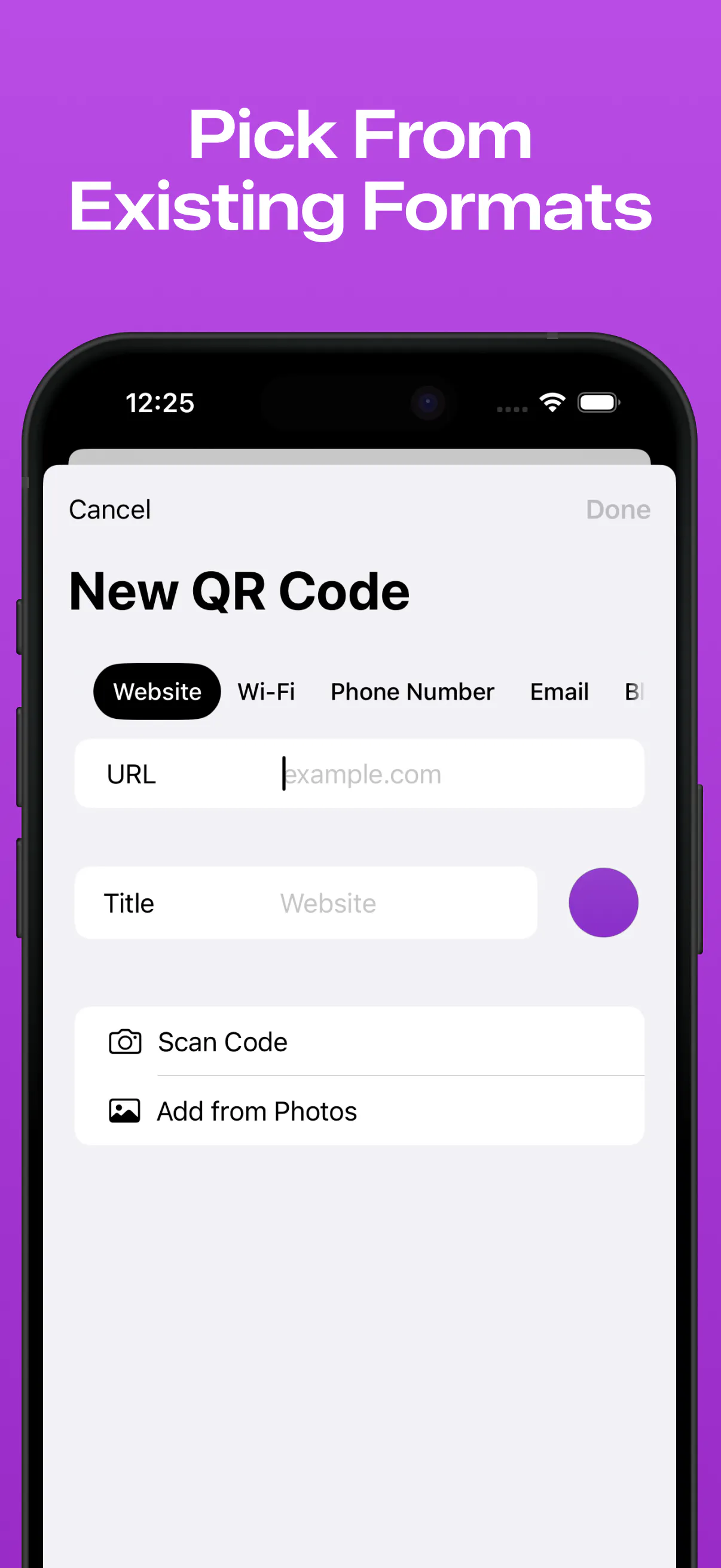 Quick Codes gallery image
