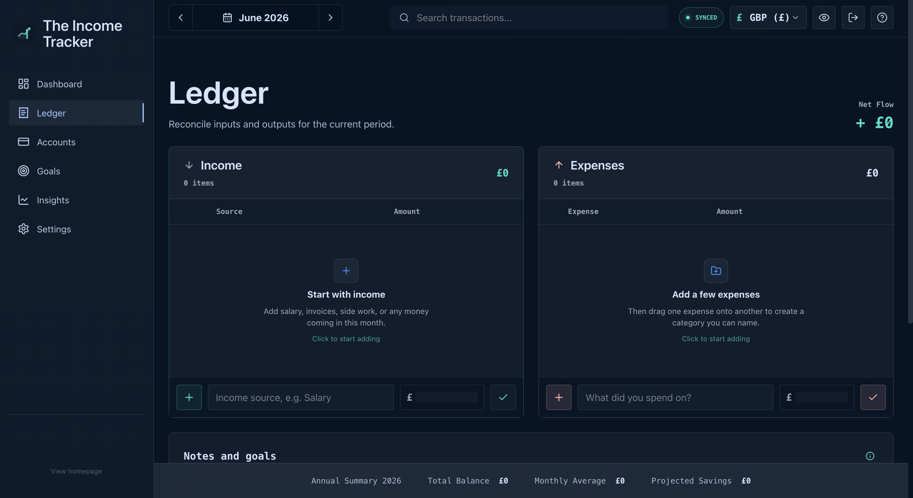 The Income Tracker gallery image