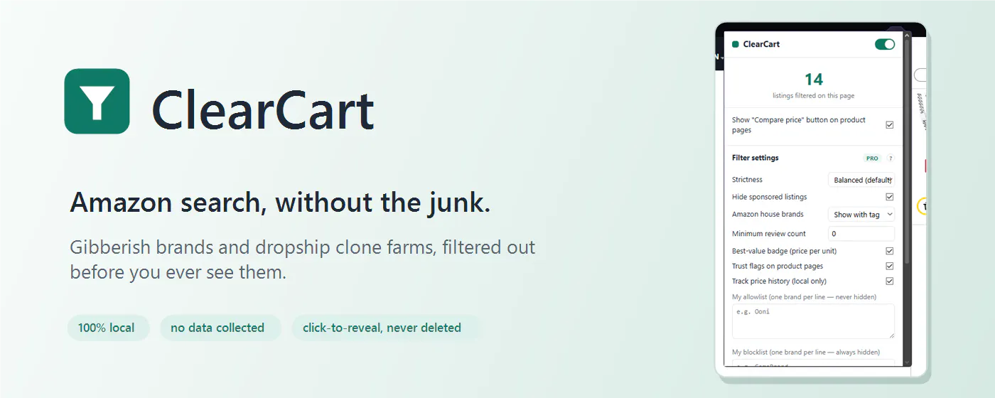 ClearCart - Hide Junk  gallery image