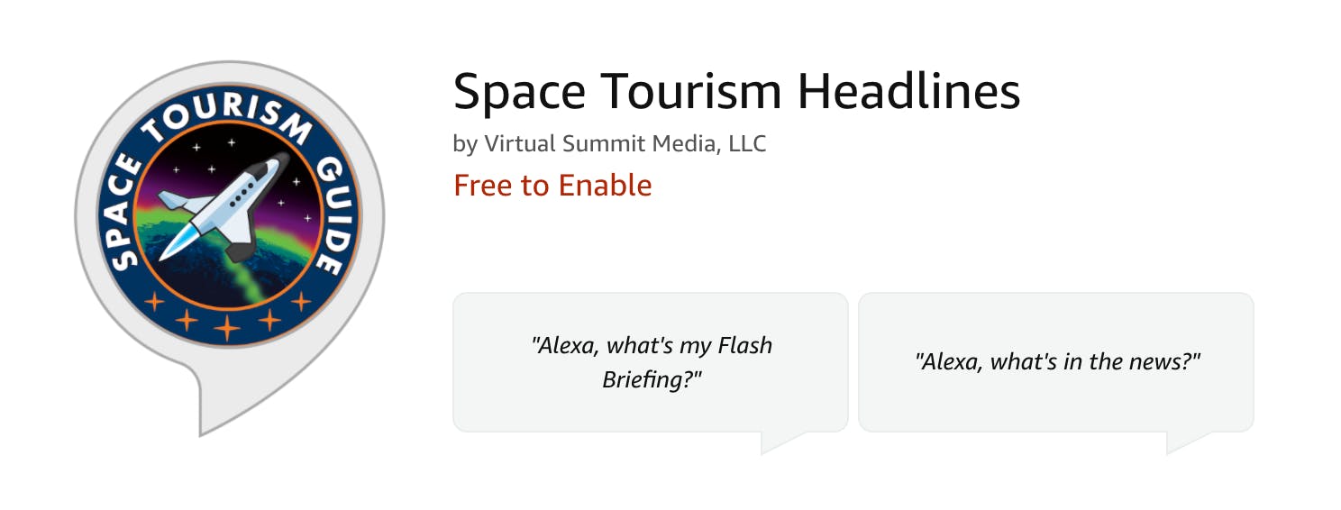 Space Tourism Headlines media 1