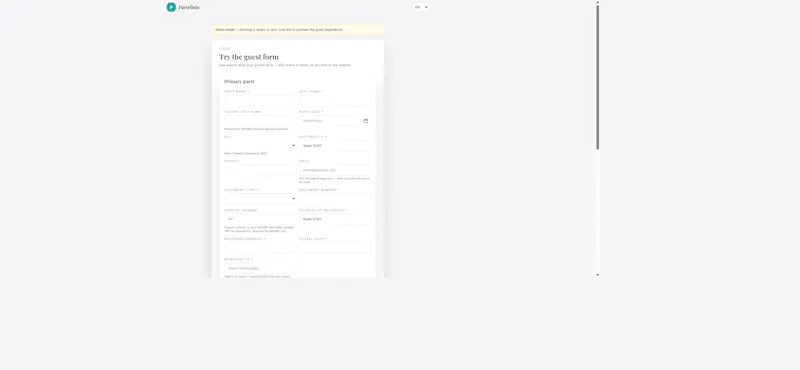 Partelisto screenshot 4