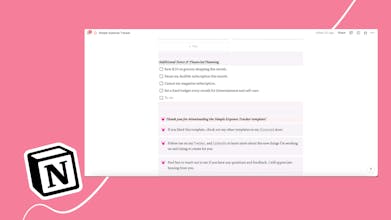 Aesthetic & Simple Expense Tracker gallery image
