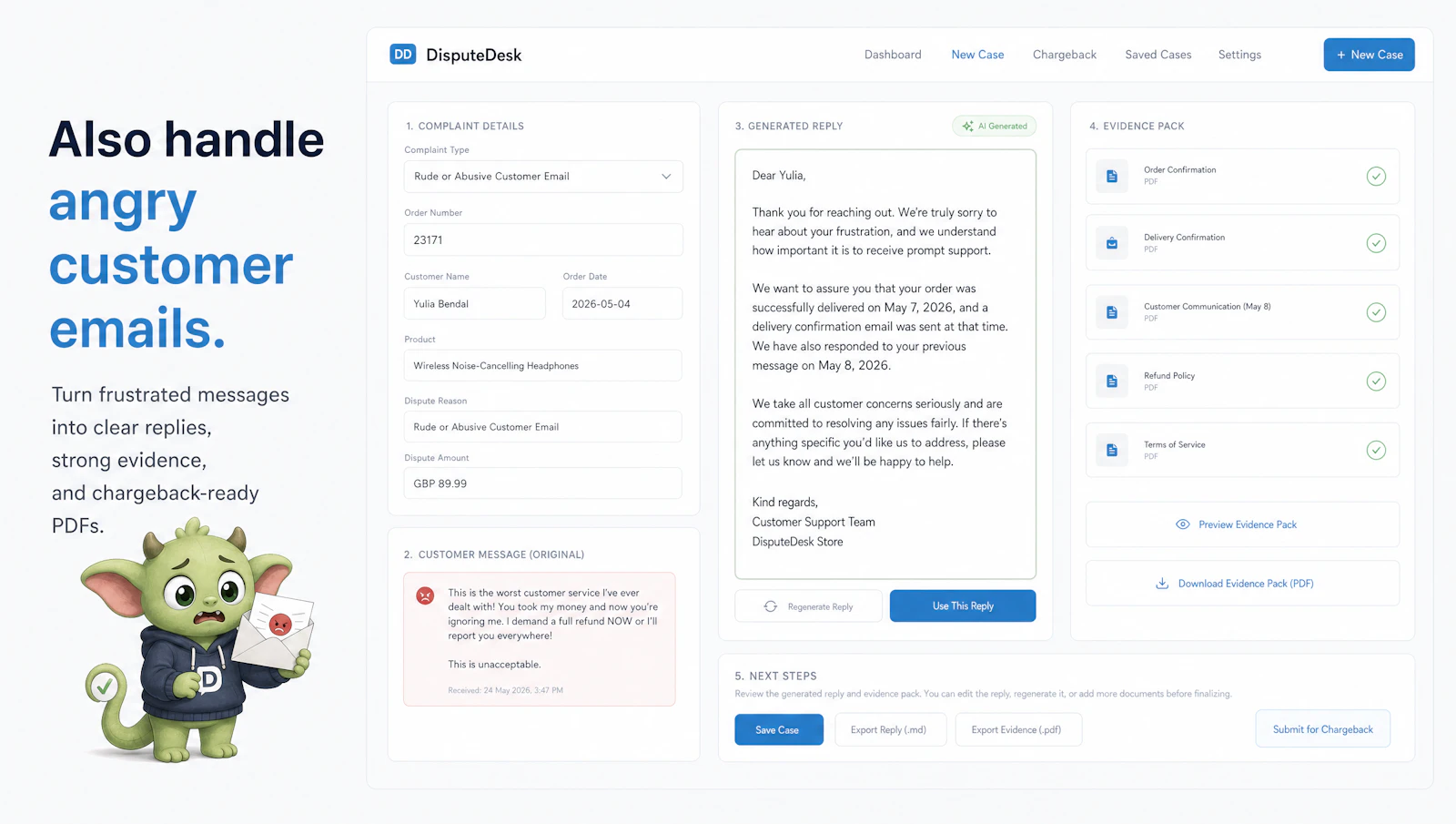 DisputeDesk screenshot 7