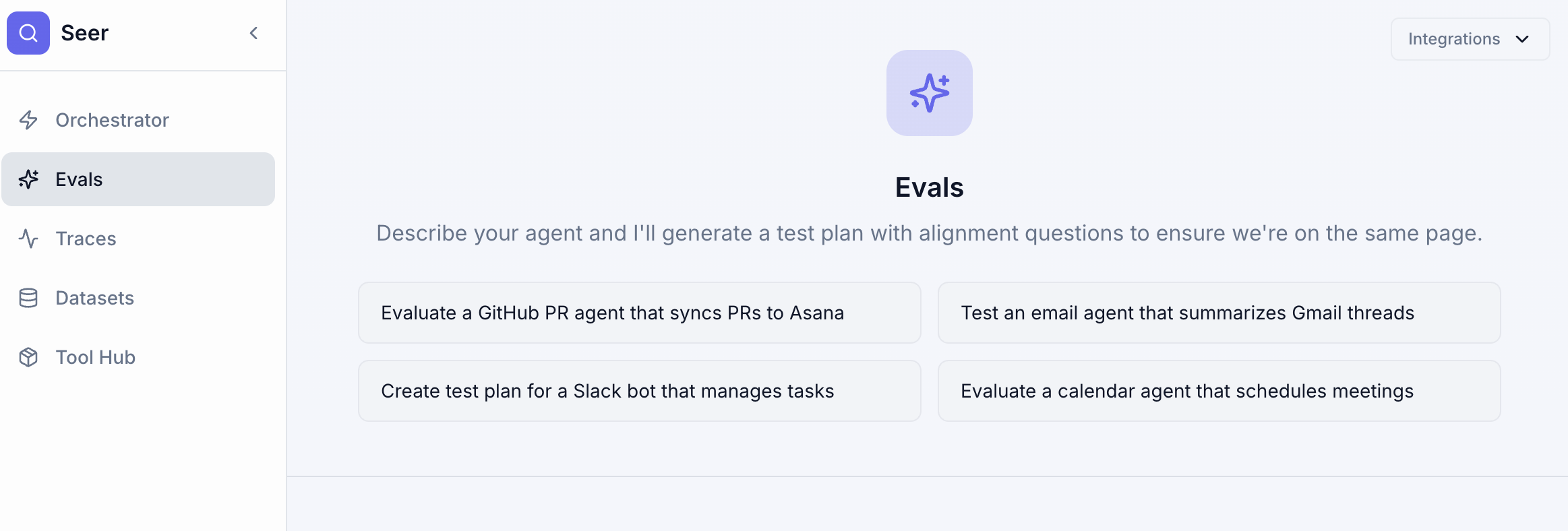 Seer - Main product screenshot demonstrating key features and user interface