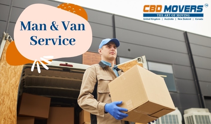 Van avec un homme |CBD Movers UK