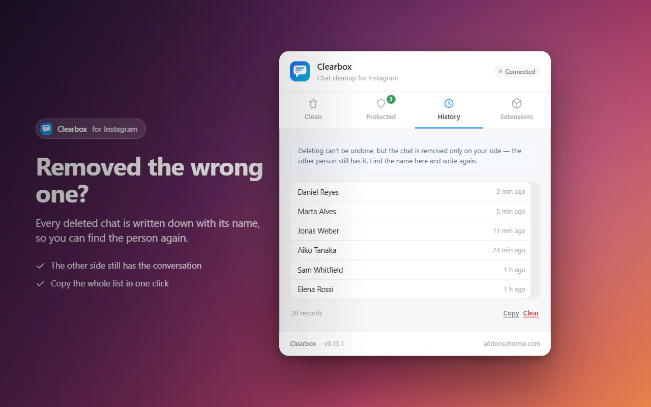 Clearbox screenshot