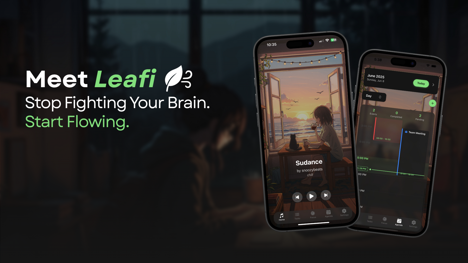 Eluginare - Musica lofi.Messa a fuoco.Pomodoro.Pianificatore.Kanban.Agenda media 1