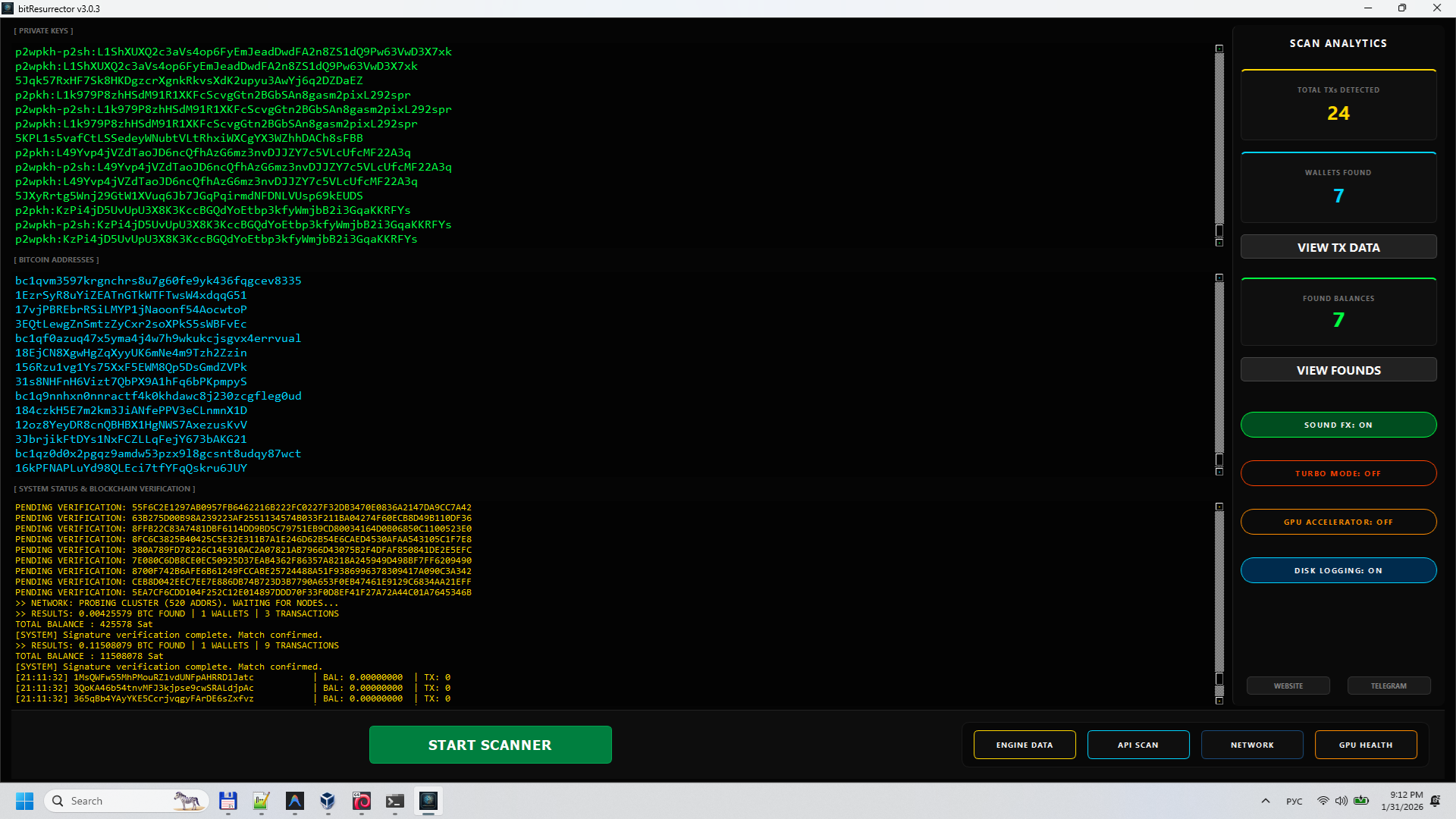 BitResurrector - Main product screenshot demonstrating key features and user interface