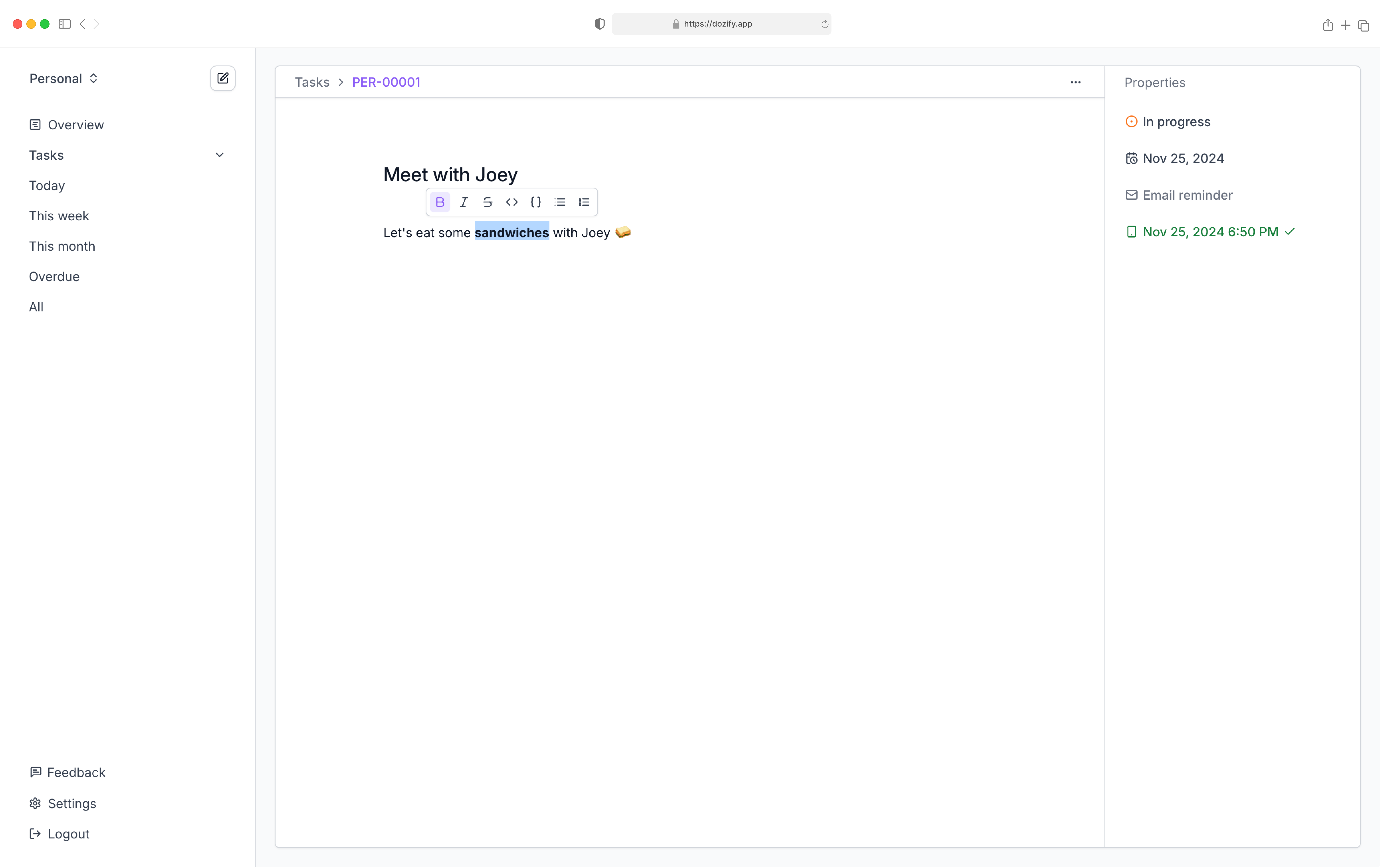 dosifs - 您的生产力合作伙伴的任务，例程和提醒媒体5