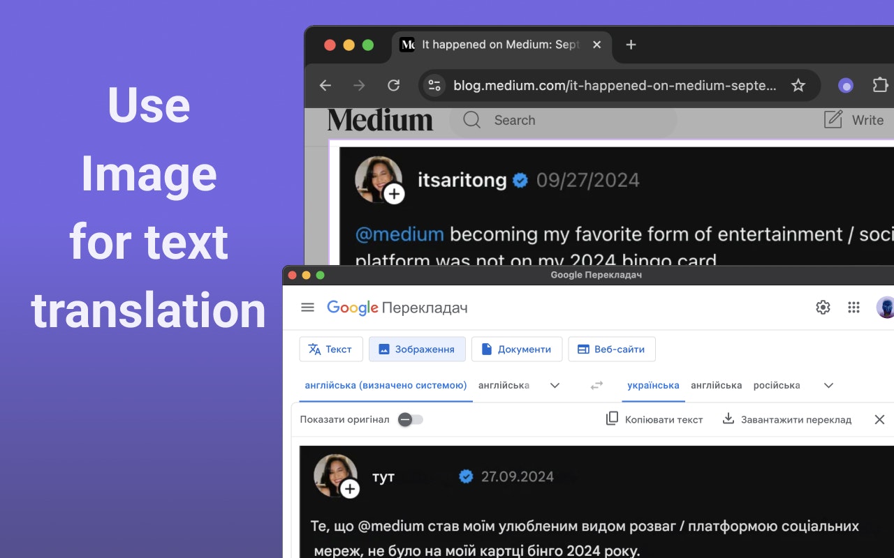 Média Traducteur de texte et d'images en vue contextuelle - Traduisez avec GoogleTranslate sans aucun copier-coller. 4