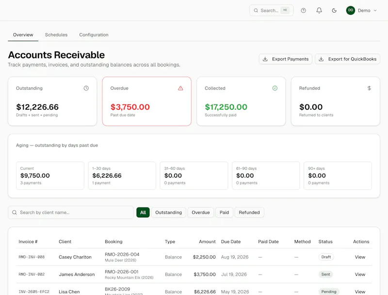 Outfitter Booking & Management Software screenshot 4