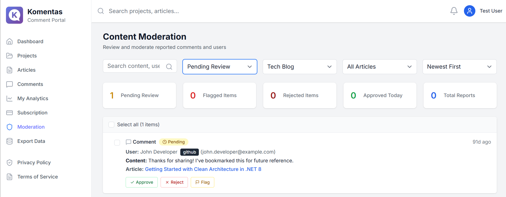 Komentas gallery image