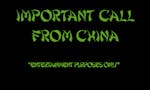 Important Call From China image