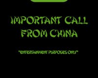 Important Call From China media 1