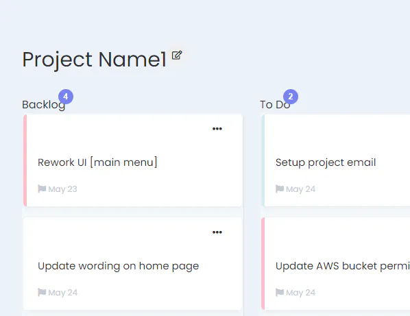 Projscope Tasks