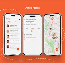 Amici in visita turistica, utilizzando Frienzy per scoprire nuovi luoghi.