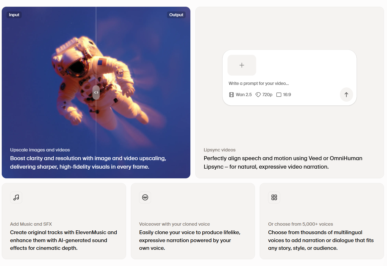 ElevenLabs Image & Video gallery image