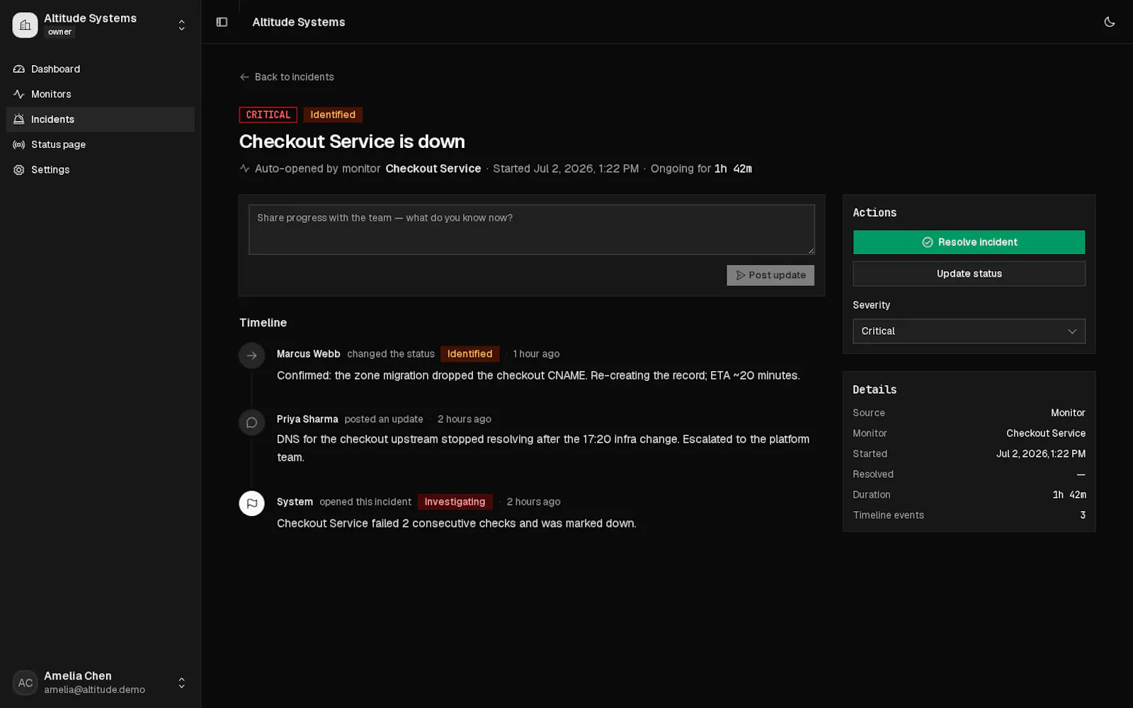 Vigil screenshot 4