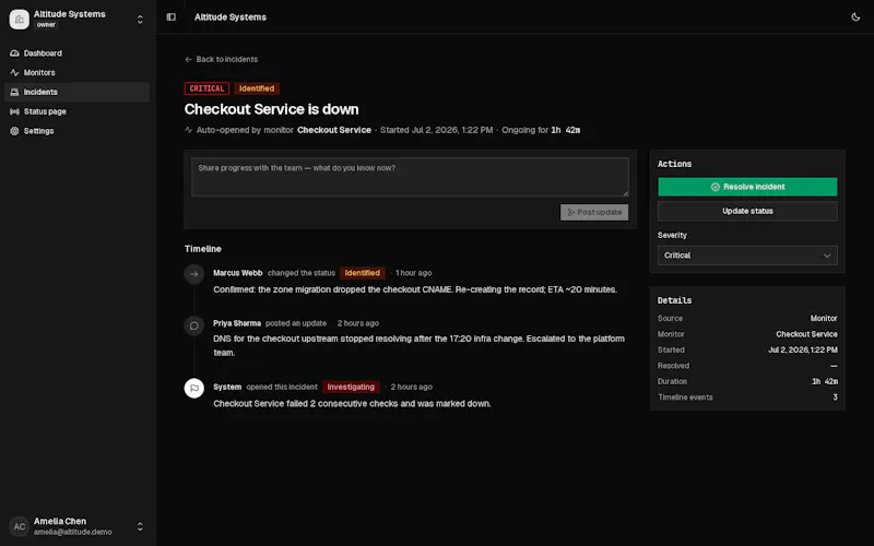 Vigil screenshot 4