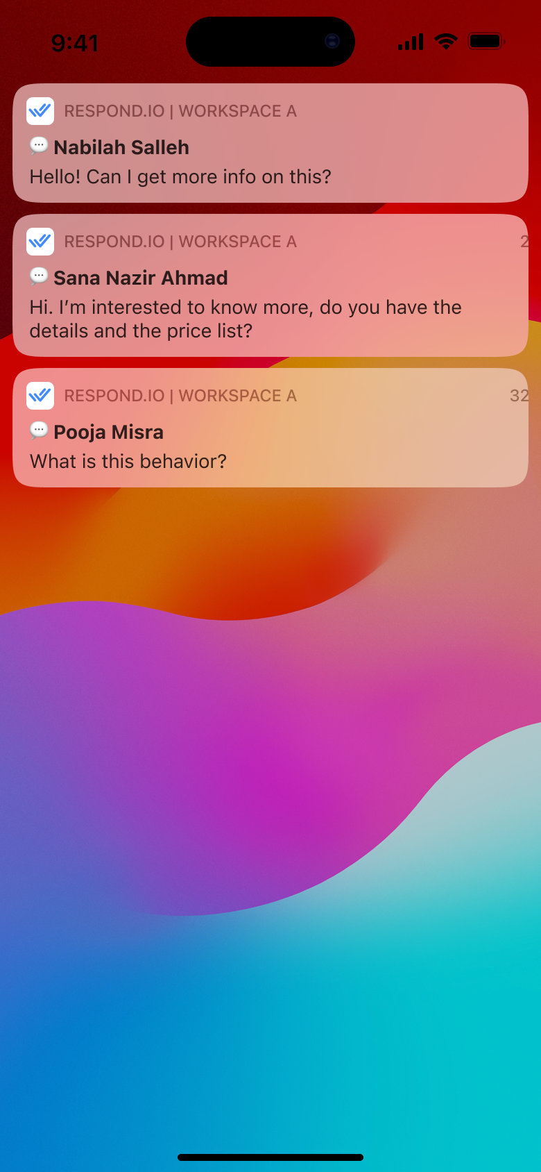 Respond.io Mobile App gallery image
