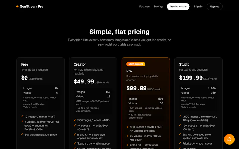 GenStream Pro screenshot 2