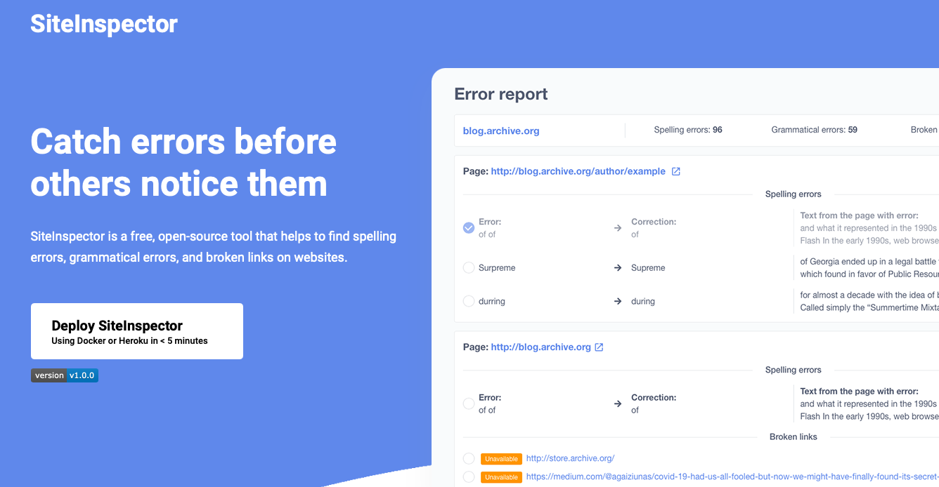 SiteInspector gallery image