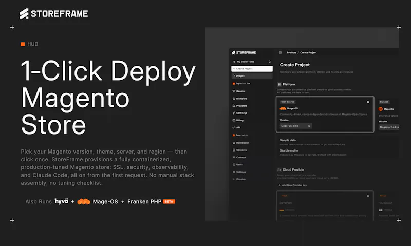 AI‑Native eCommerce Infrastructure screenshot 1