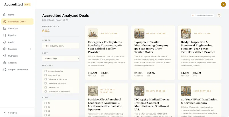 Accredited screenshot 4