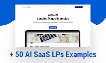 Best AI SaaS Landing Pages Examples gallery image