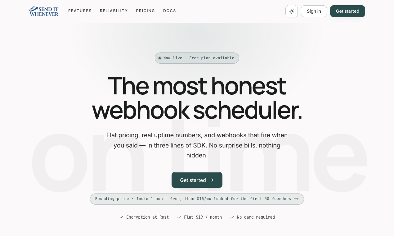 SendItWhenever gallery image
