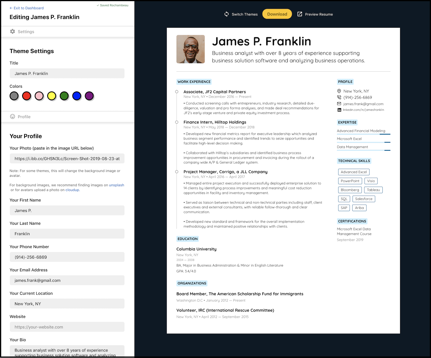 Easy Resume gallery image