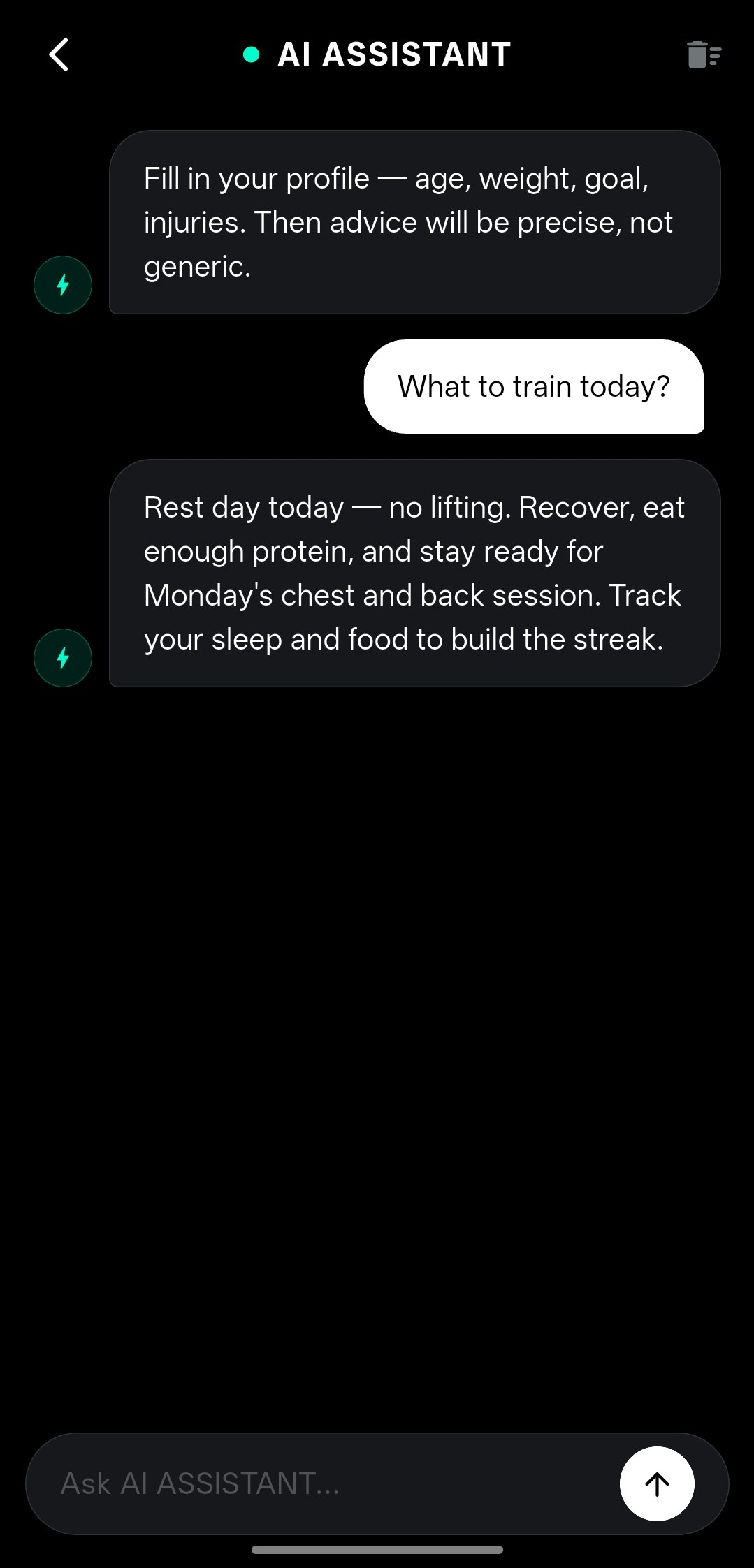 CYBER GYM - AI Gym Tracker (Grok) gallery image