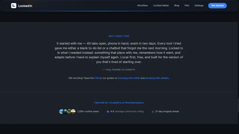 Locked In AI  screenshot 7