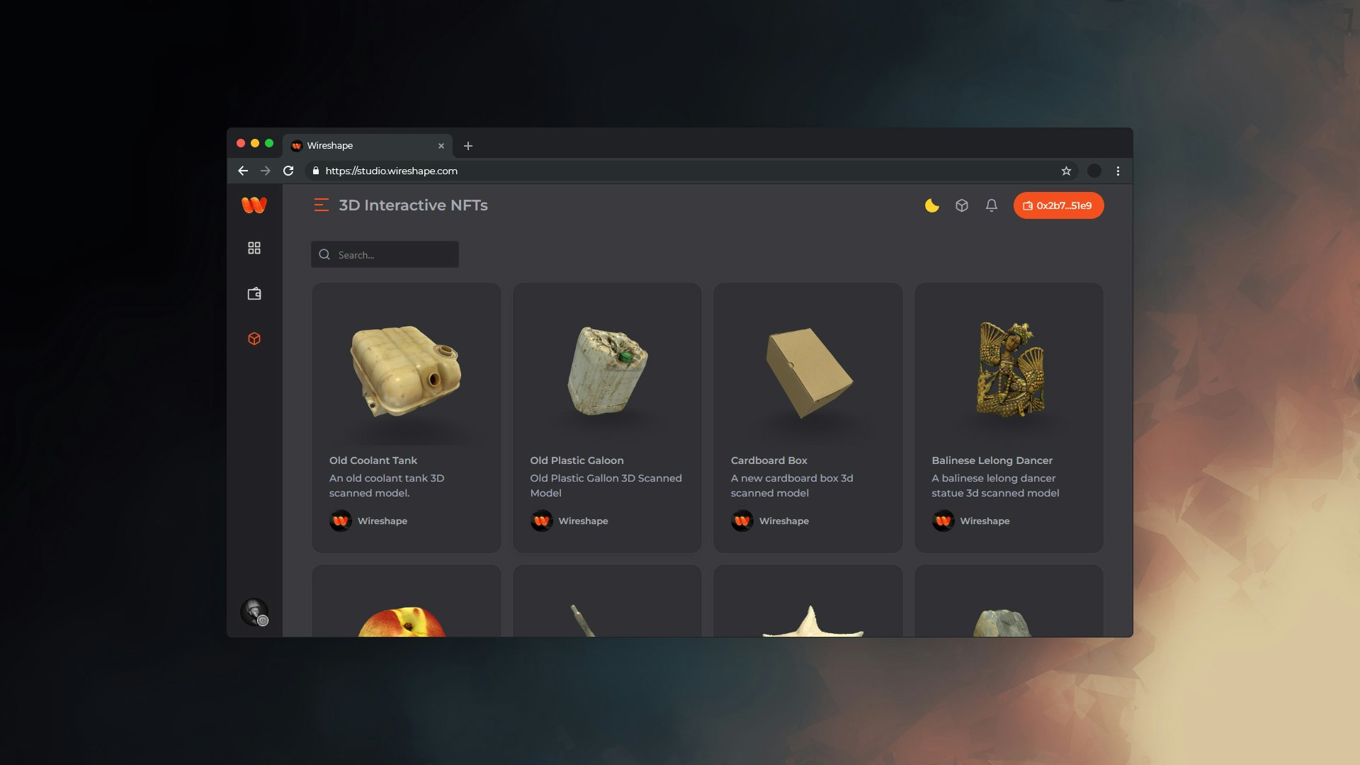 Wireshape Studio Beta - Web3 3D Scan NFT Platformu Metaverse & Game Creators'a yardımcı olmak için medya 3