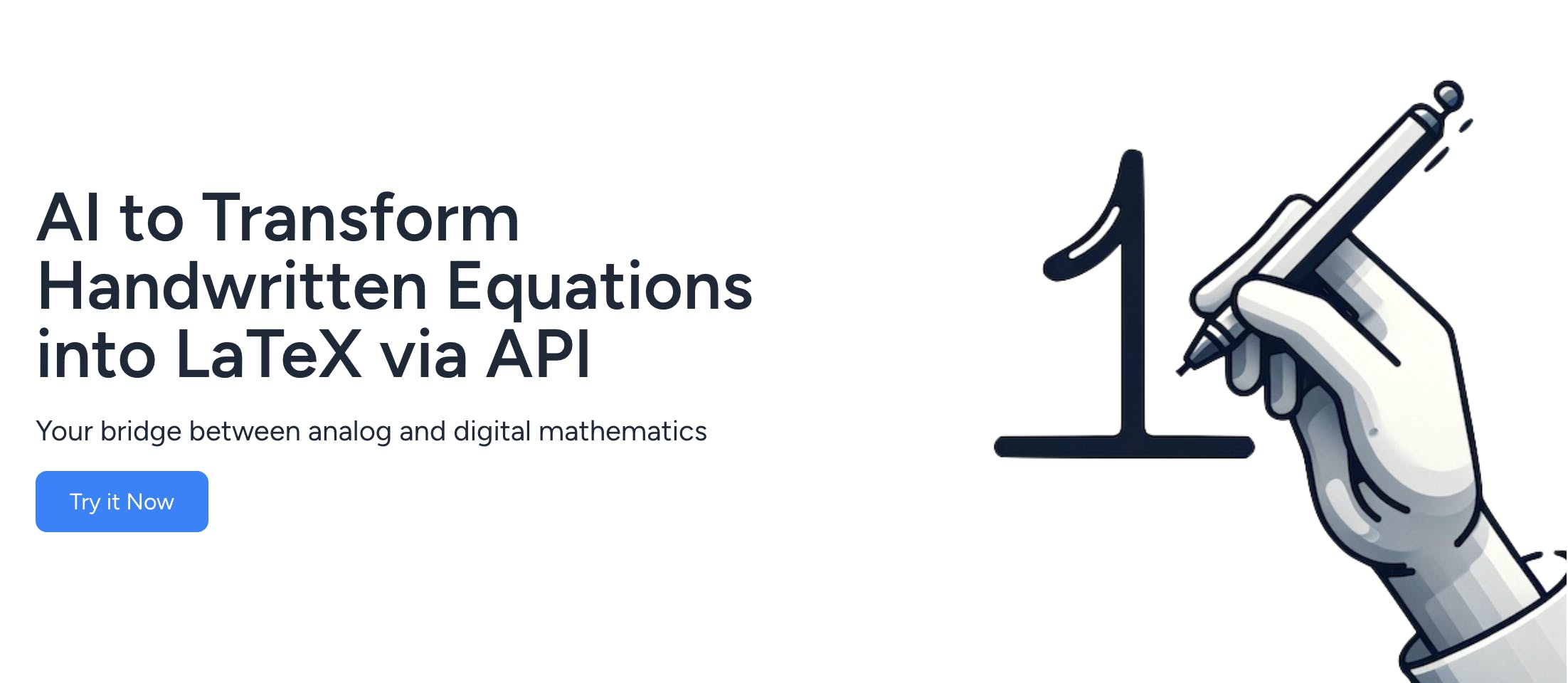 Math Handwriting API media 1