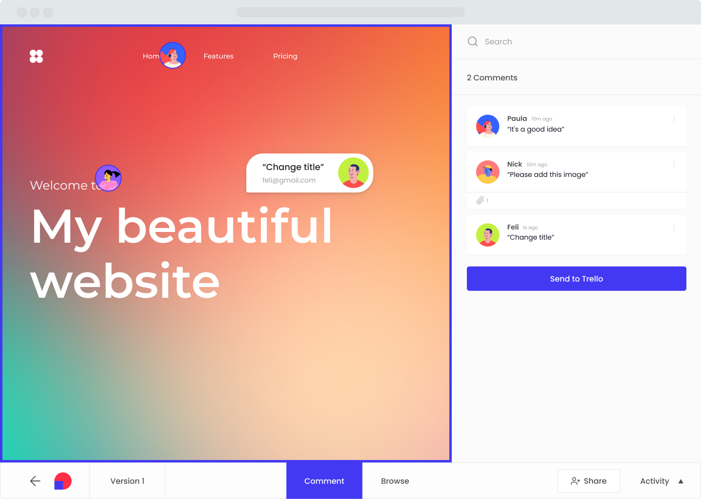 ufeedback - UX/UI 클라이언트 피드백을 단순화합니다 미디어 2