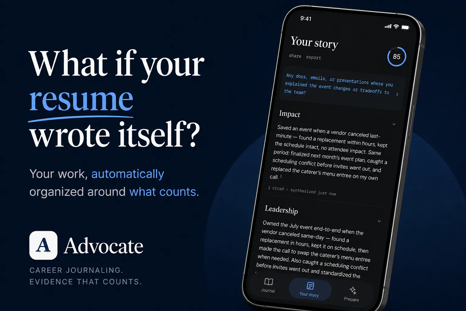 Advocate: Track Your Wins gallery image