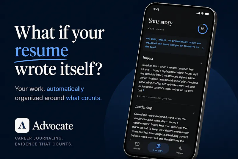 Advocate: Track Your Wins screenshot 1