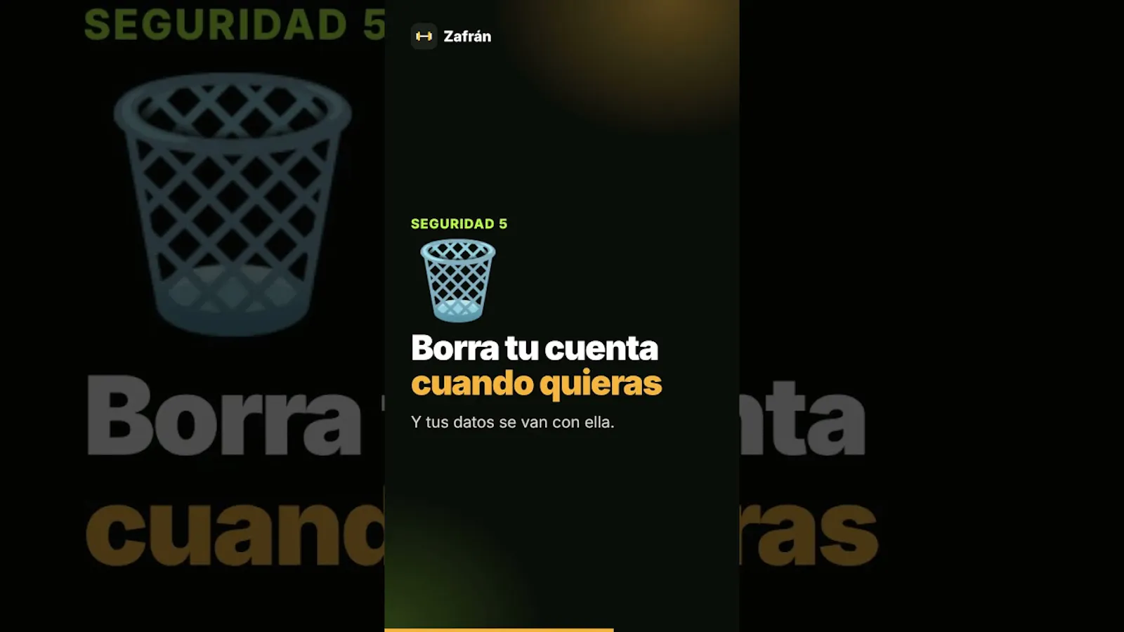 Zafrán App · Sport, nutrición and life screenshot 2 (video preview)