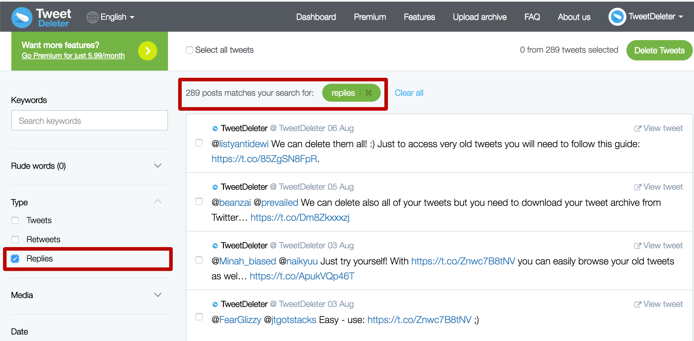 TweetDeleter gallery image