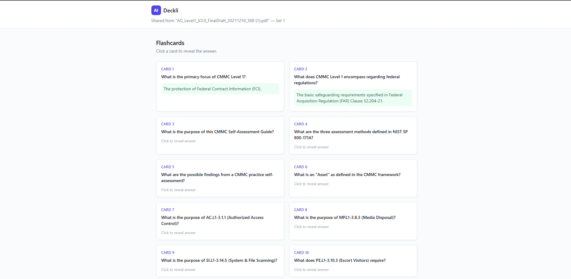 Deckli — Simple Flashcards gallery image