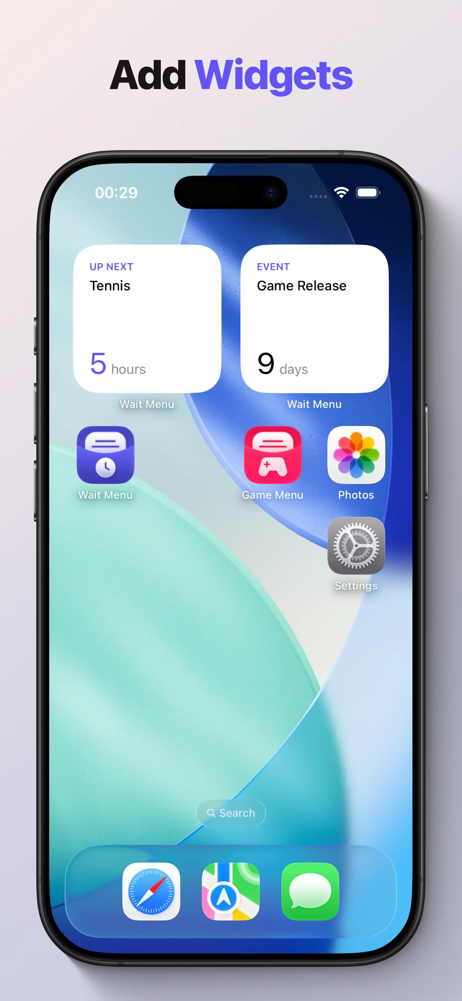 Wait Menu - Calendar Companion screenshot 4