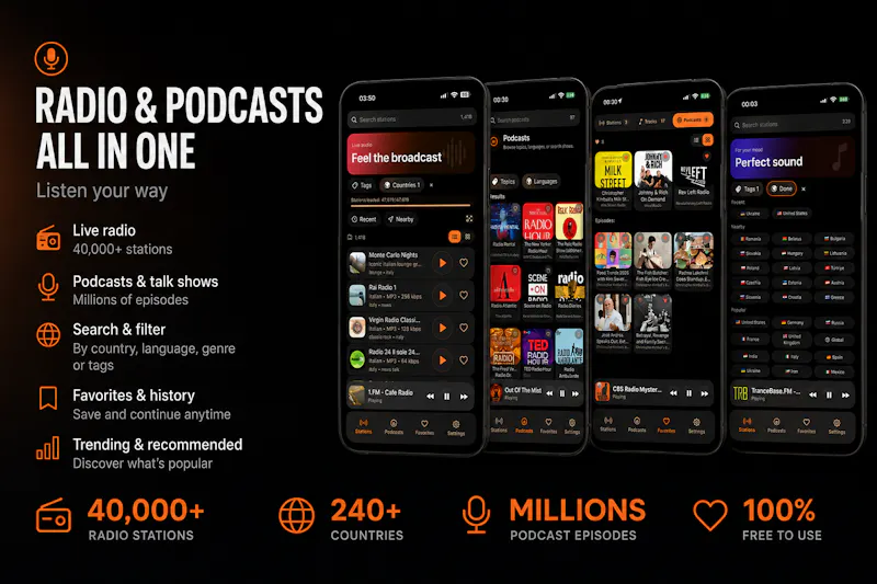 Radiogram - Radio & Podcasts screenshot 2